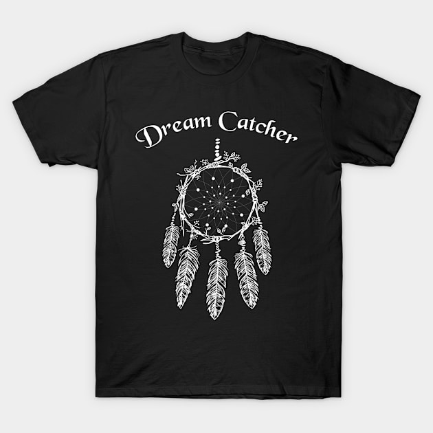 Dream Catcher Feathers T-Shirt by letnothingstopyou